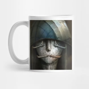 Wooden face Mug